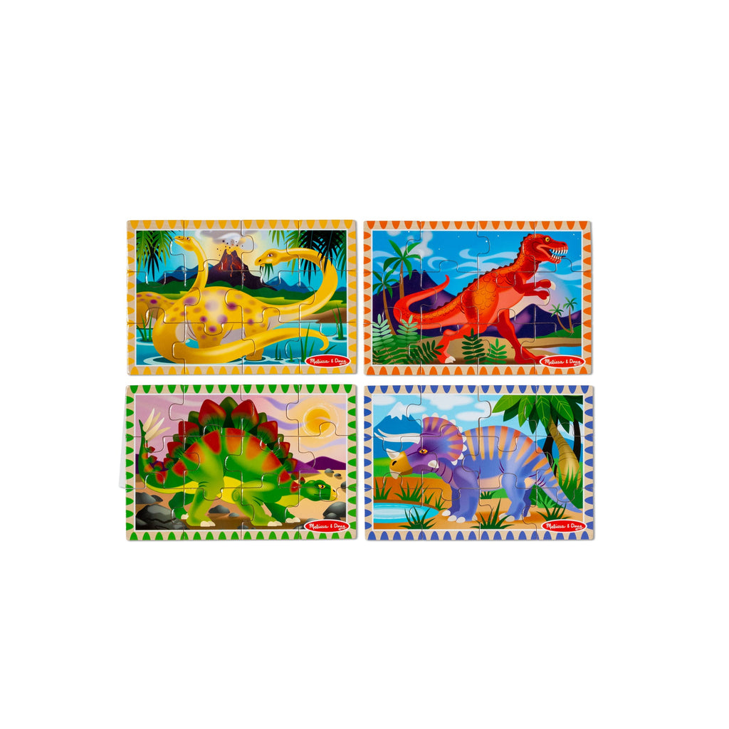 Educational Wooden Jigsaw Puzzles in a Box - Dinosaurs