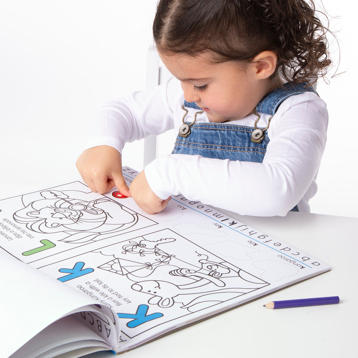 Educational Alphabet Activity Sticker Pad