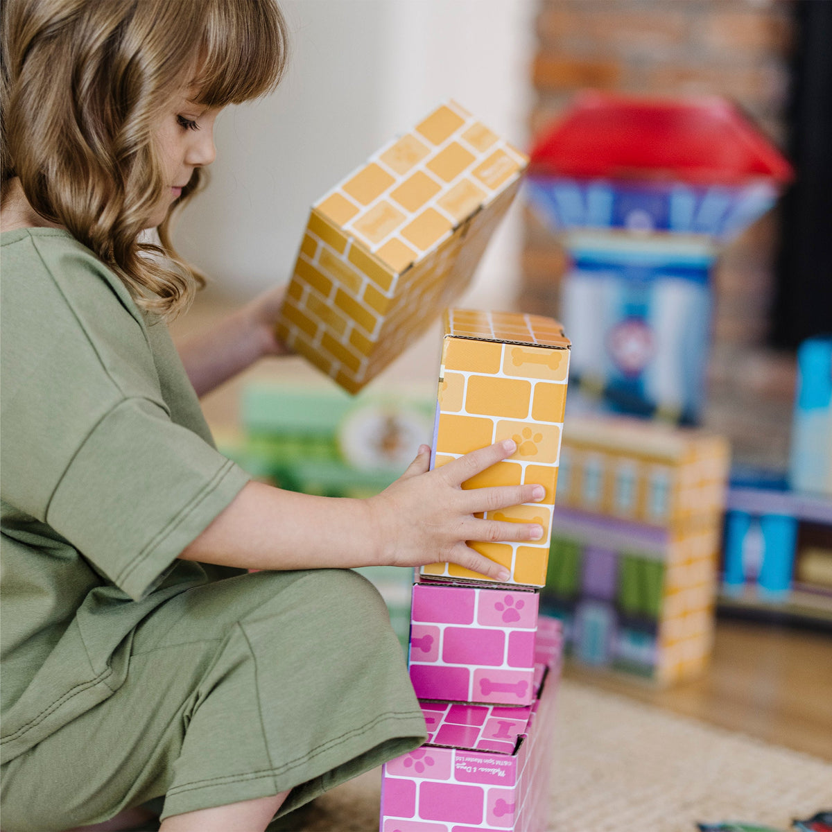 Educational PAW Patrol Jumbo Cardboard Blocks