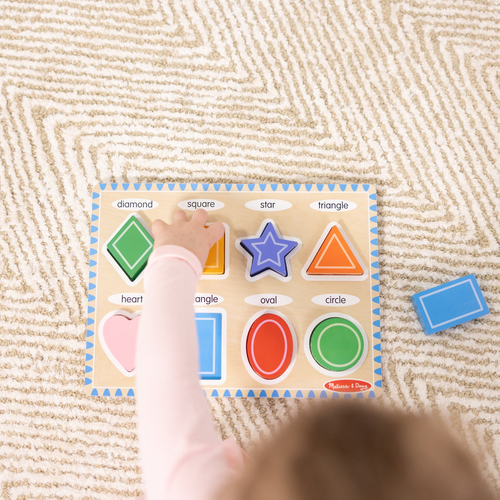 Educational Shapes Chunky Puzzle - 8 Pieces