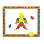 Educational Wooden Magnetic Pattern Block Kit