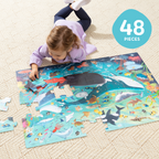 Educational Underwater Floor Puzzle - 48 Pieces