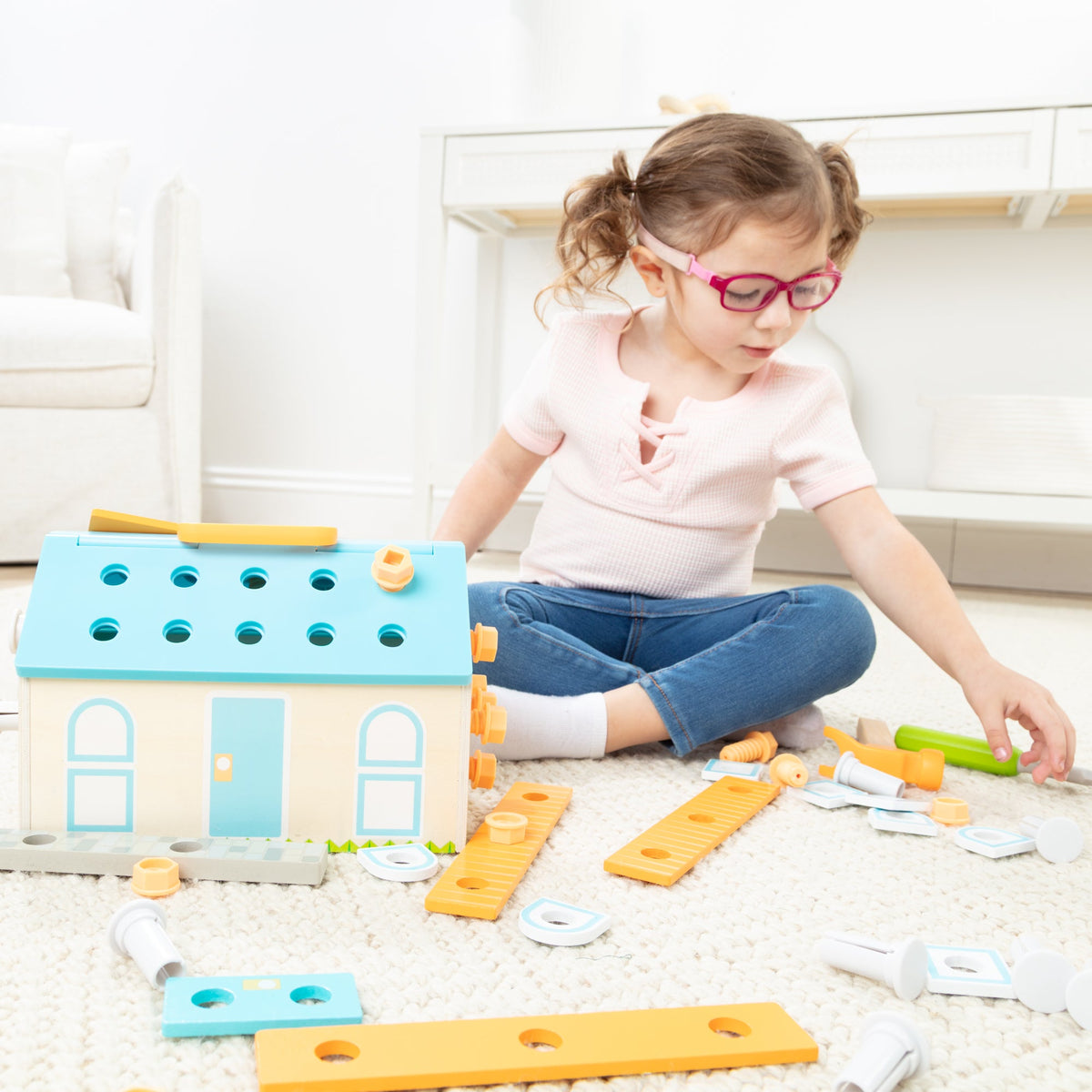 Educational Build A House Toolbox