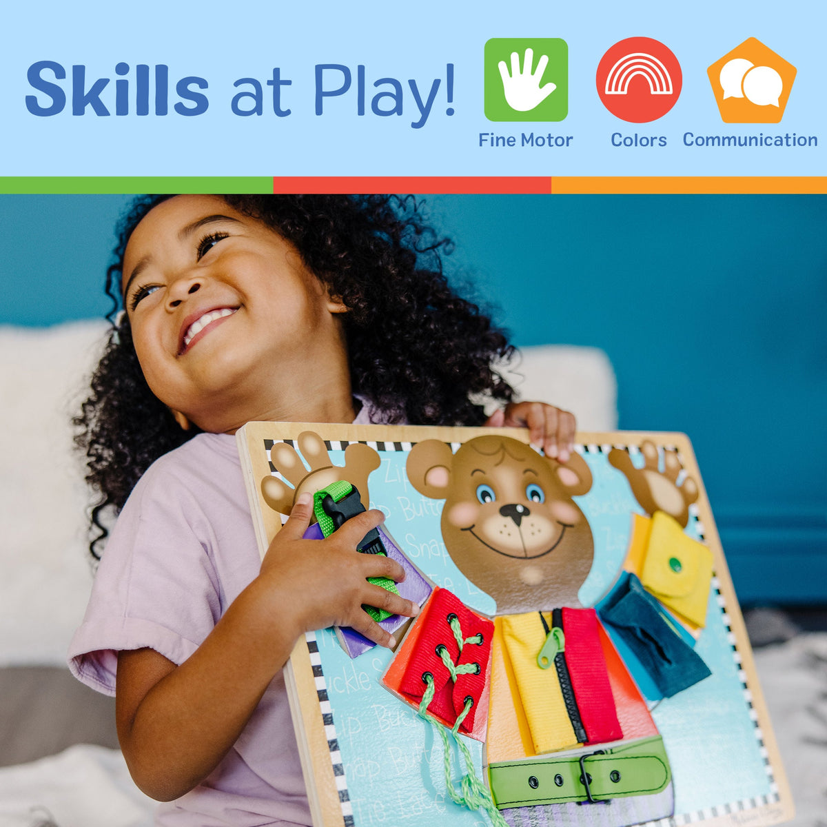 Educational Basic Skills Puzzle Board