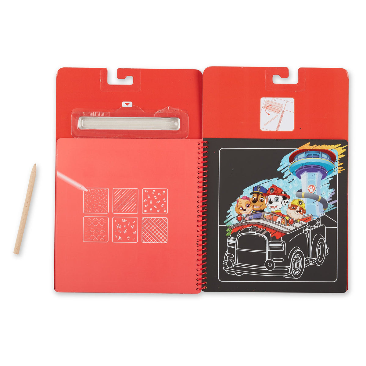 Educational PAW Patrol Scratch Art Pad - Marshall
