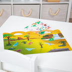 Educational Puffy Sticker Play Set - Dinosaur