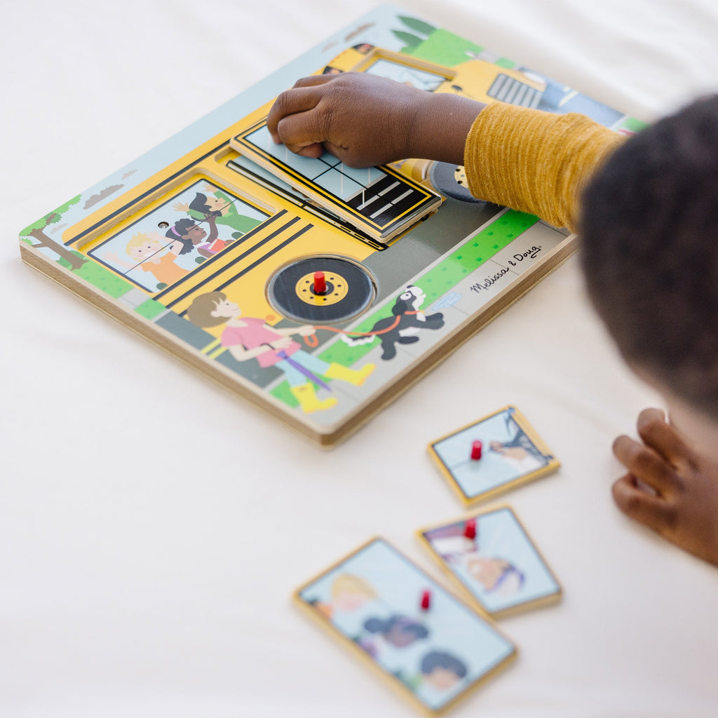 Educational The Wheels on the Bus Song Puzzle - 6 Pieces