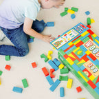 Educational 200 Piece Wood Blocks Set