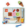 Educational Wooden Magnetic Ice Cream Puzzle & Play Set - 16 Pieces