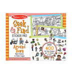 Educational Seek & Find Sticker Pad Around Town