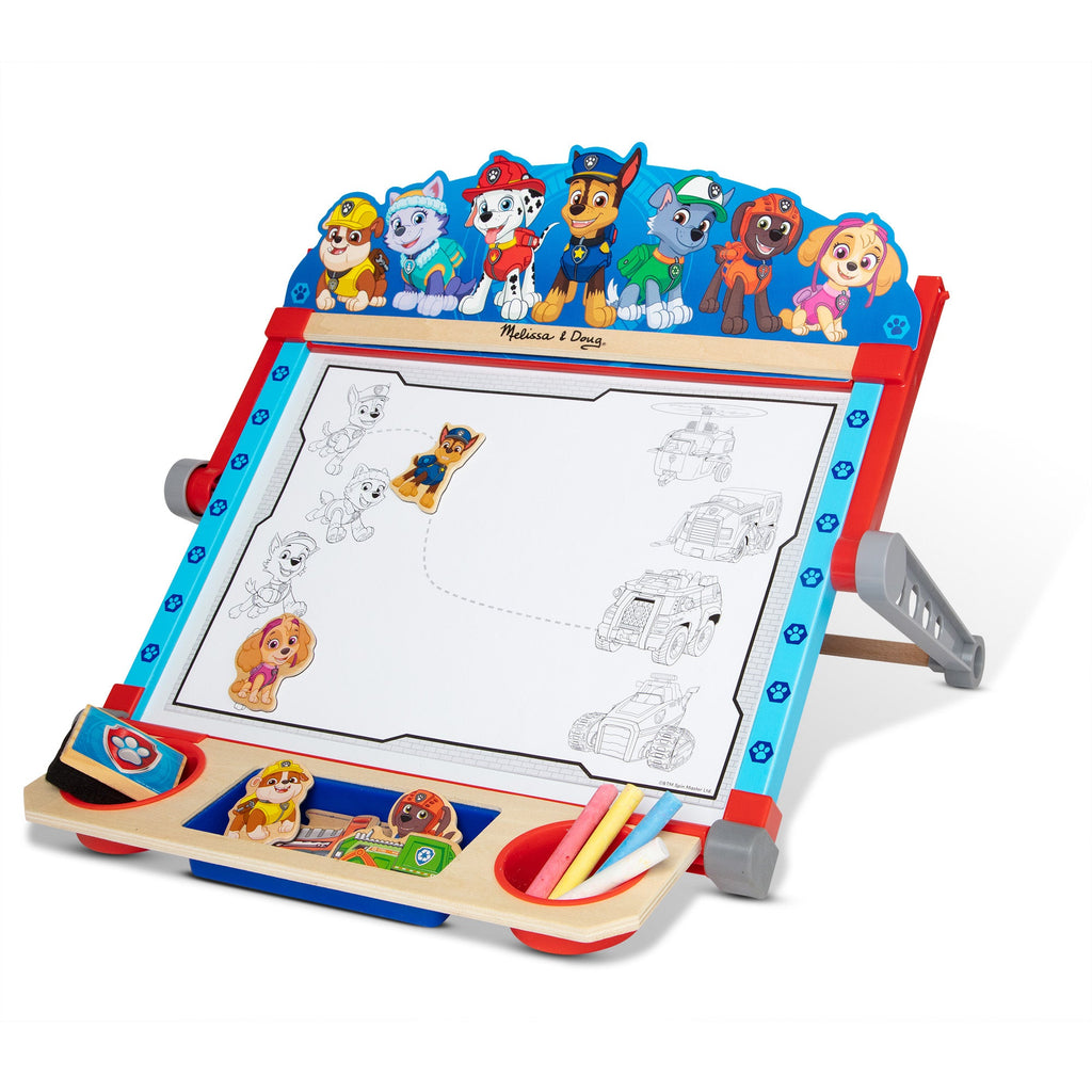 Educational PAW Patrol Wooden Tabletop Art Center