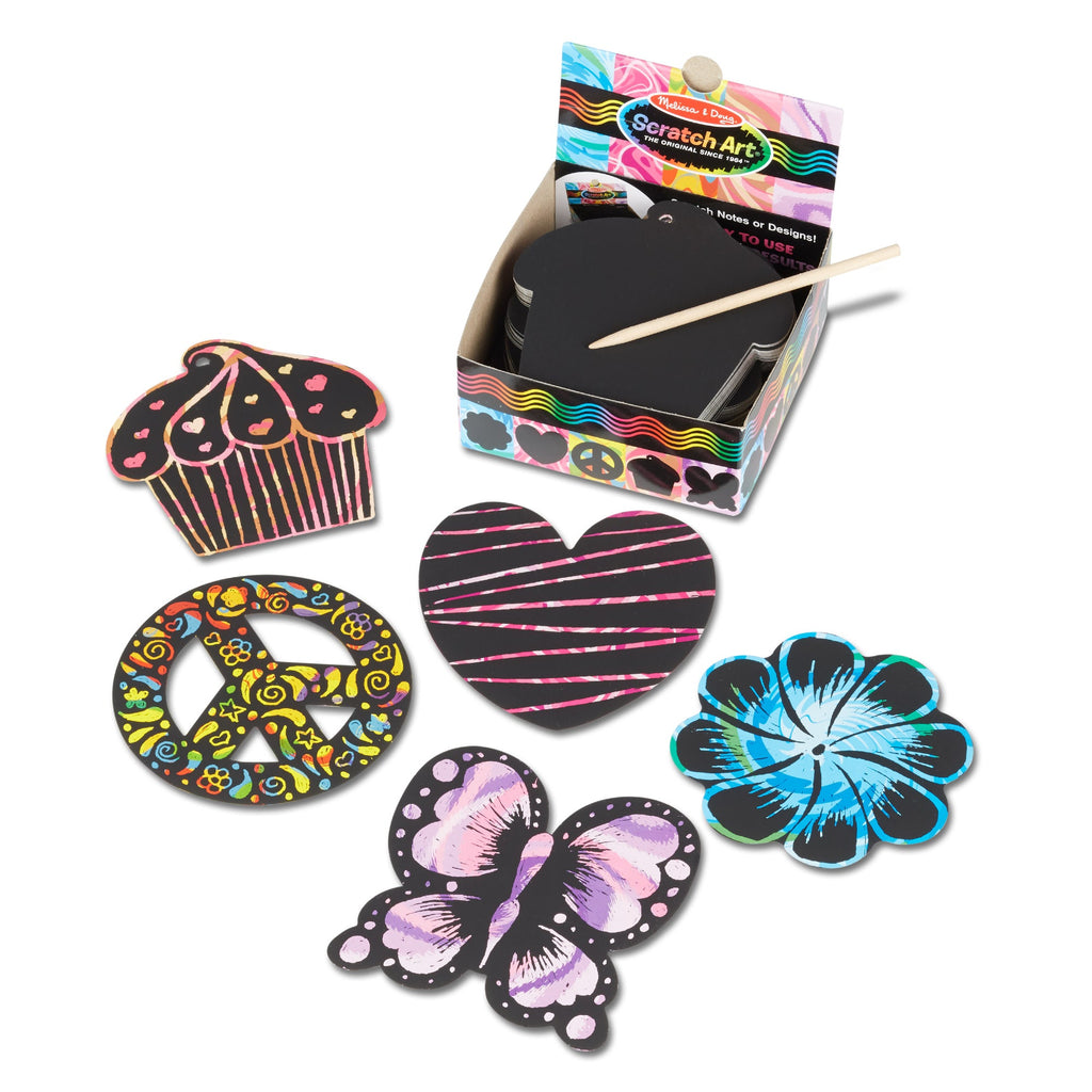 Educational Scratch Art Box of Friendship Notes