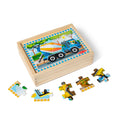 Educational Wooden Jigsaw Puzzles in a Box - Construction