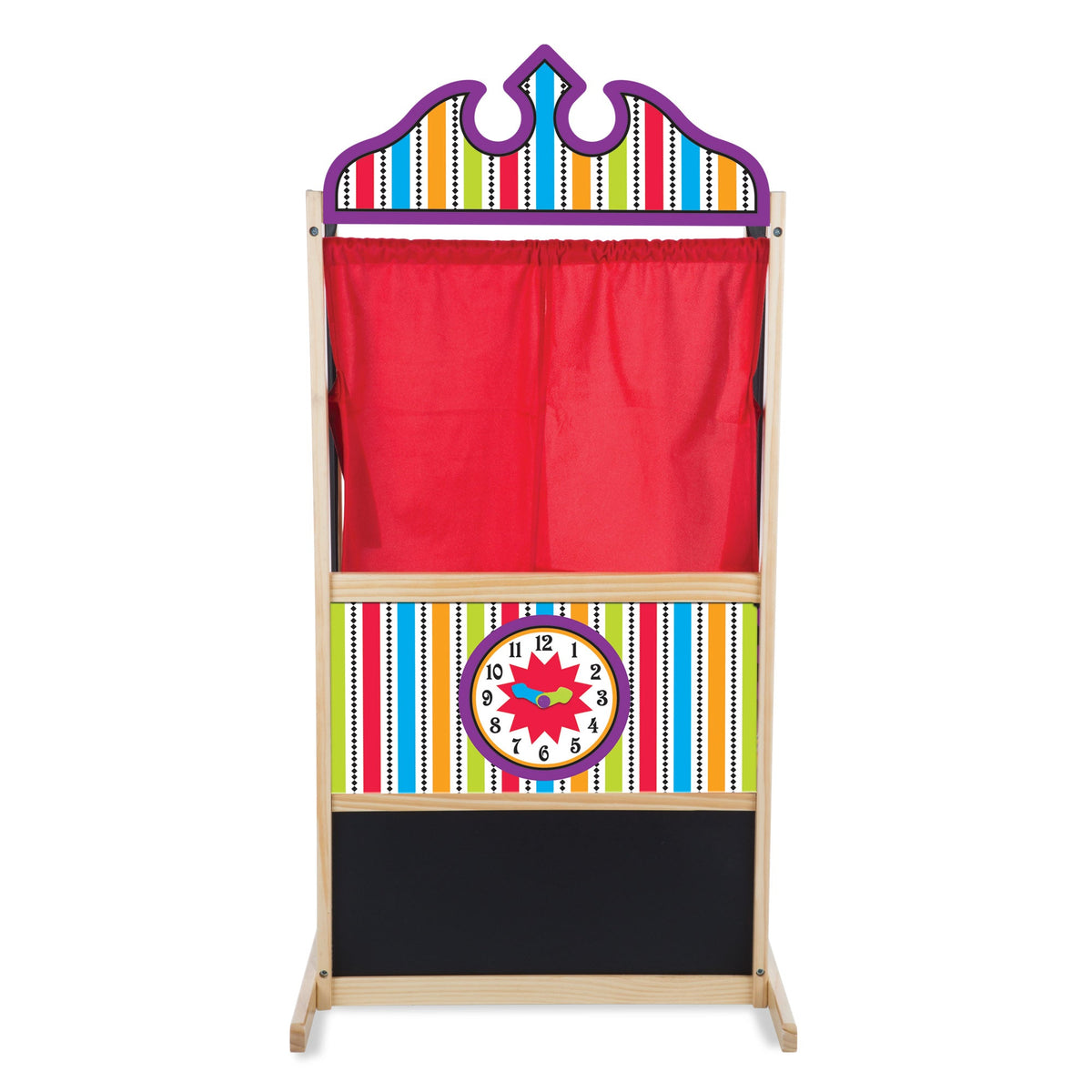 Educational Wooden Deluxe Puppet Theater