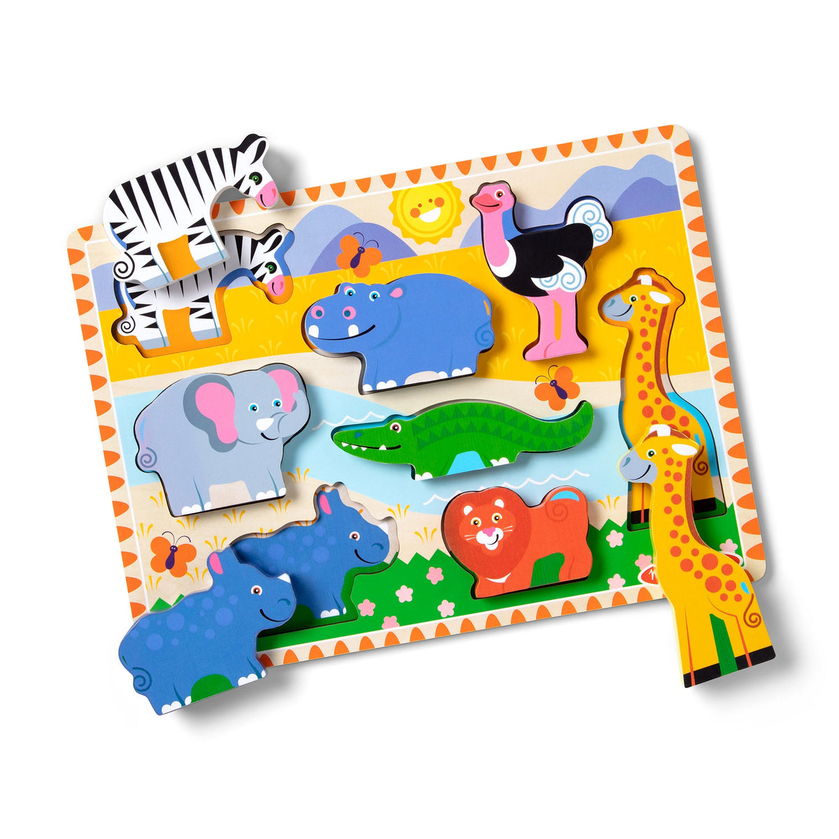 Educational Safari Chunky Puzzle - 8 Pieces