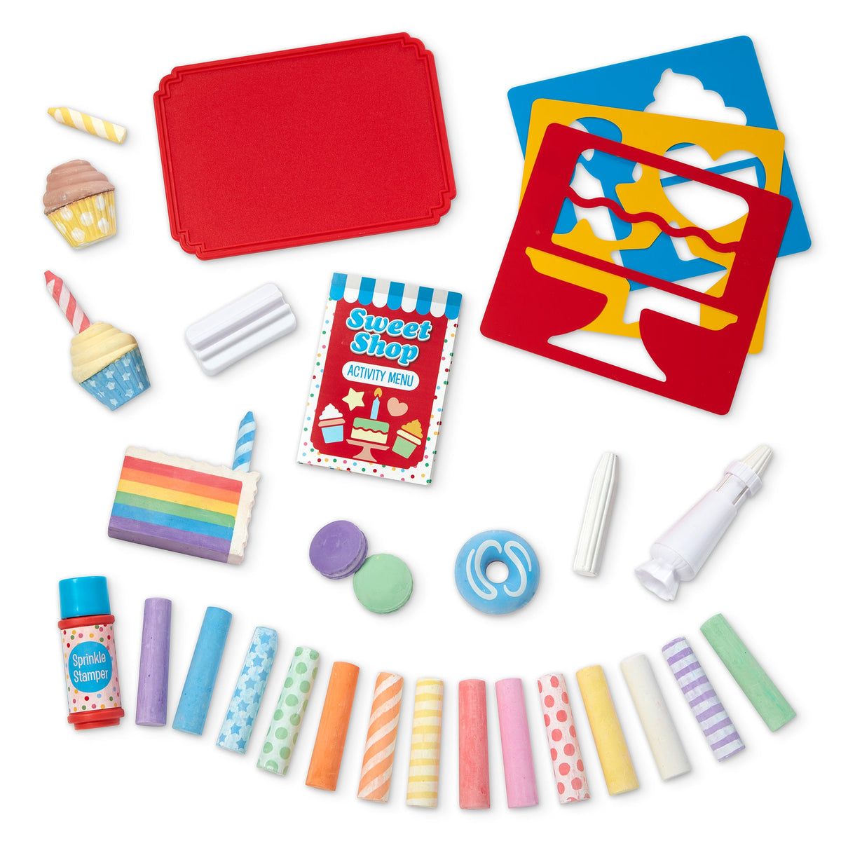 Educational Sweet Shop Chalk Play Set