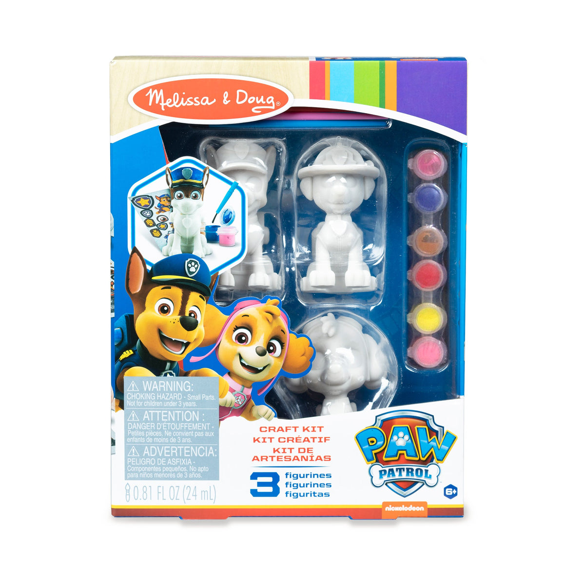 Educational PAW Patrol Craft Kit - Pup Figurines