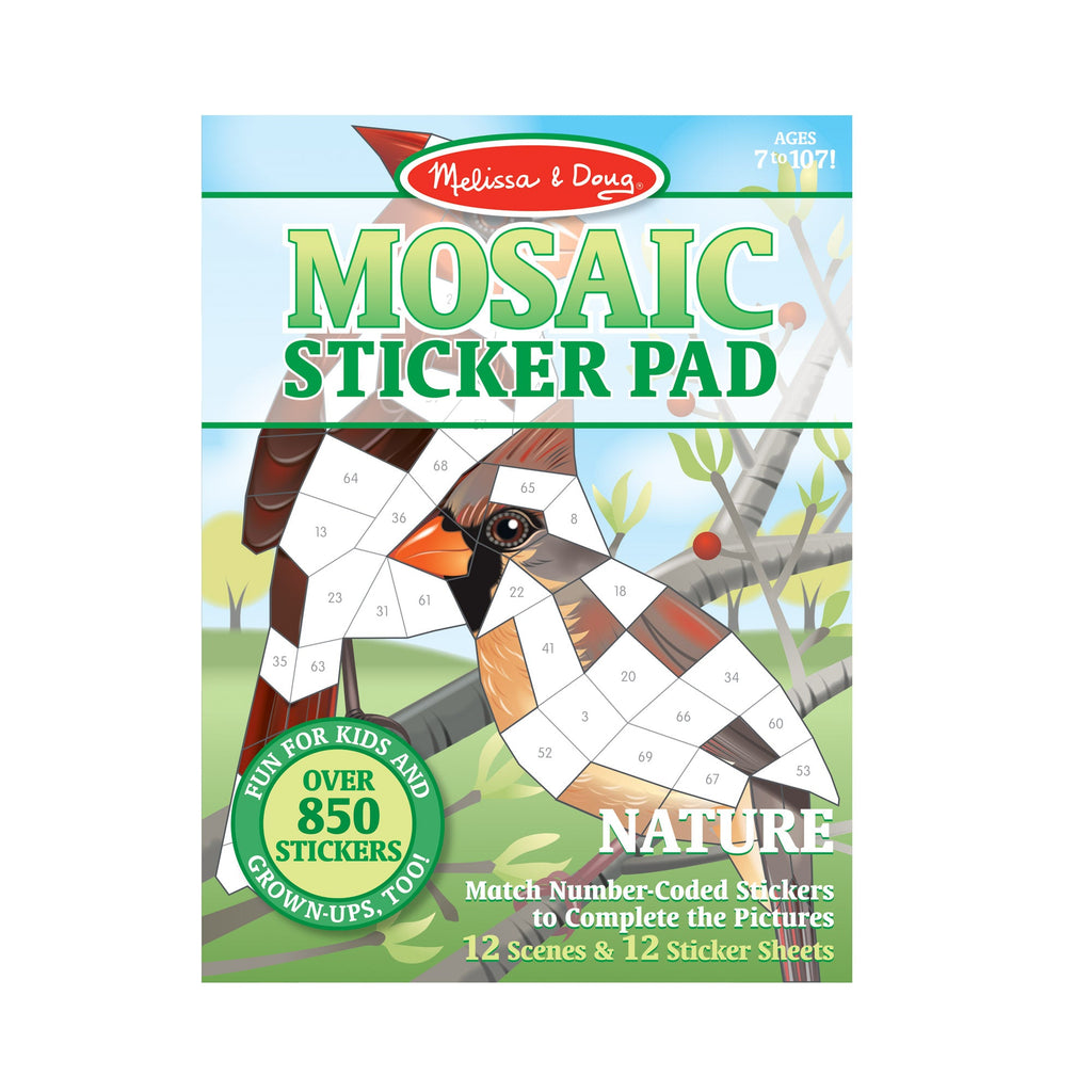 Educational Mosaic Sticker Pad - Nature