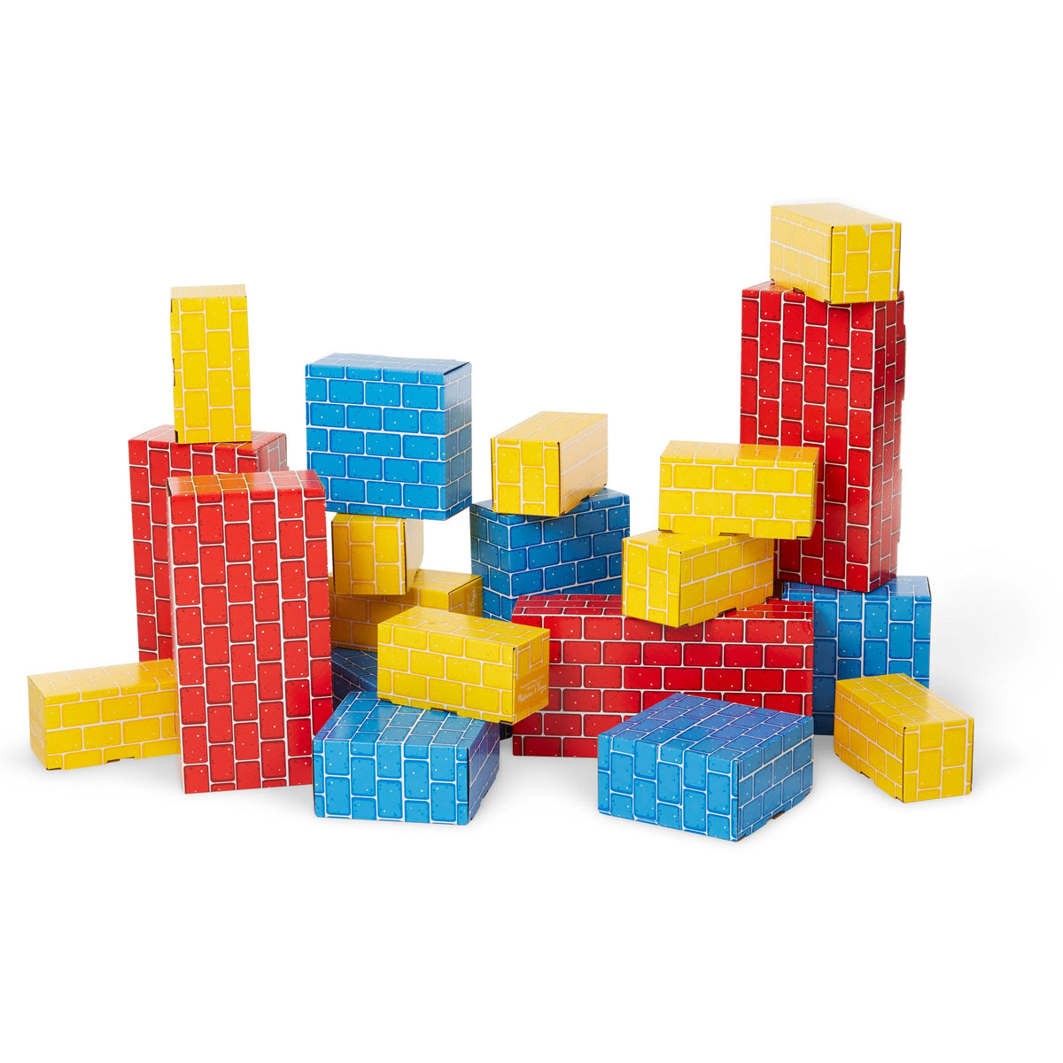 Educational Jumbo Cardboard Blocks - 24 Pieces