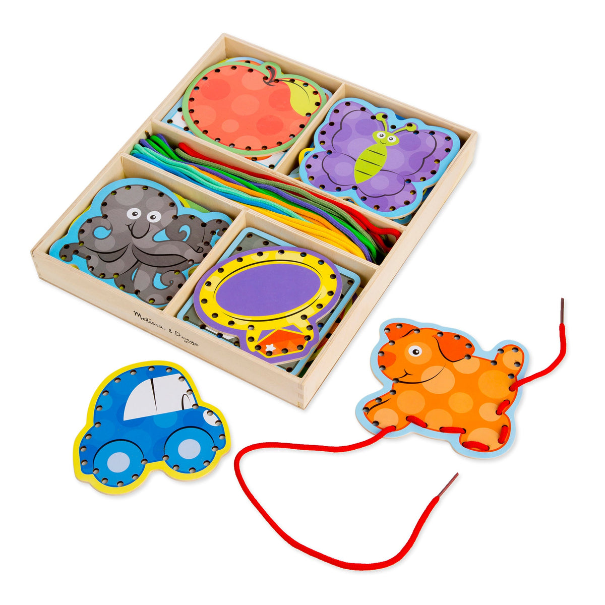 Educational Alphabet Lacing Cards