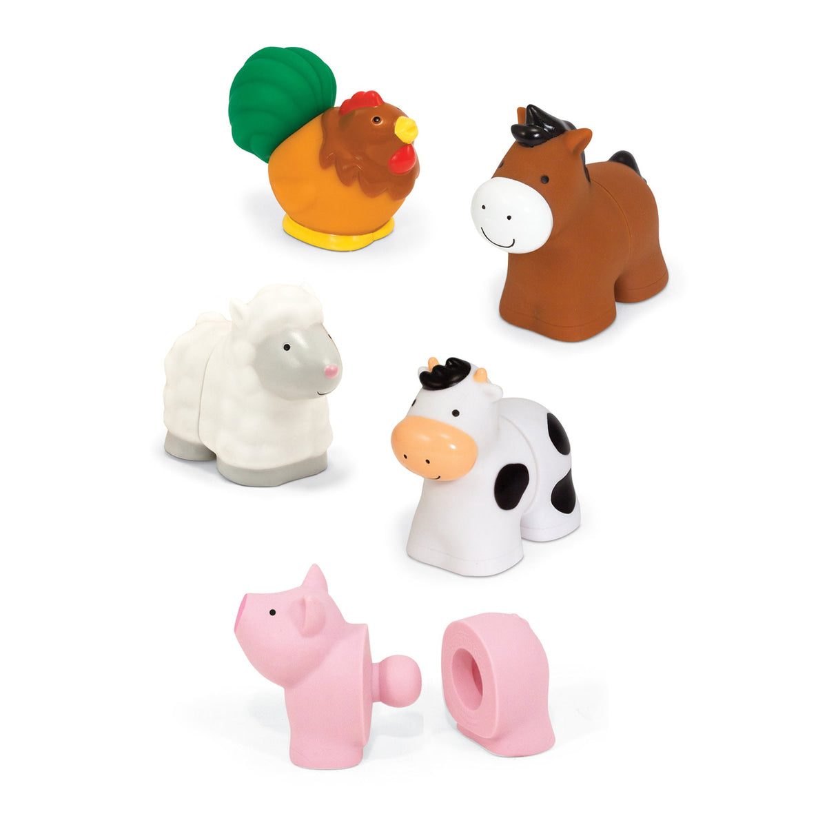 Educational Pop Blocks Farm Animals