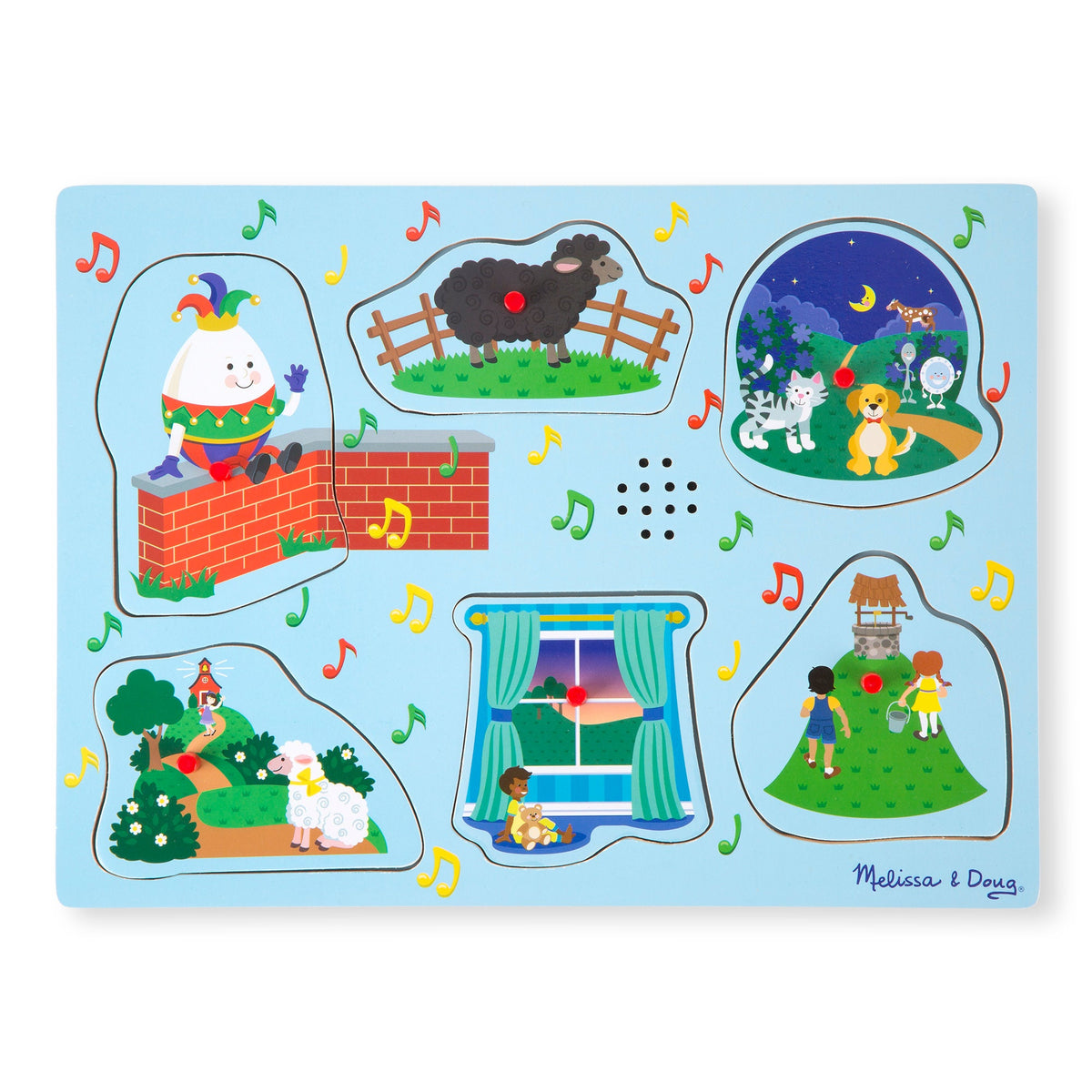 Educational Nursery Rhymes 2 Sound Puzzle - 6 PIeces