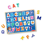Educational Ms. Rachel Wooden Phonics Alphabet Sound Puzzle - 26 Pieces