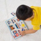 Educational Wooden Sound Puzzle 2-Pack Farm Animals Vehicles