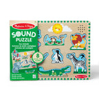 Educational Zoo Animals Sound Puzzle - 8 Pieces