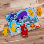 Educational Sea Creatures Chunky Puzzle - 7 Pieces