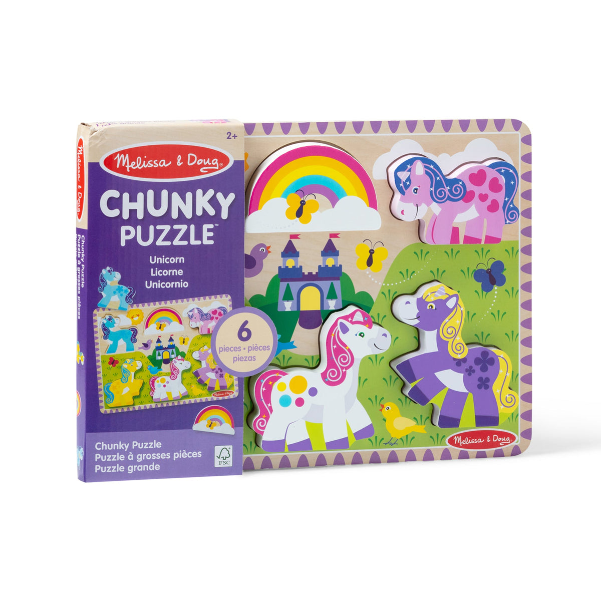 Educational Unicorn Chunky Puzzle 6 Pieces