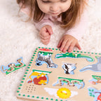 Educational Zoo Animals Sound Puzzle - 8 Pieces