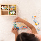 Educational Wooden Jigsaw Puzzles in a Box - Pets