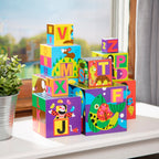 Educational Alphabet Nesting and Stacking Blocks