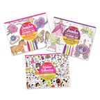 Educational Princess Fairy Animals & More Coloring and Sticker Pad Bundle