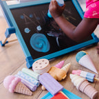 Educational Ice Cream Shop Chalk Play Set