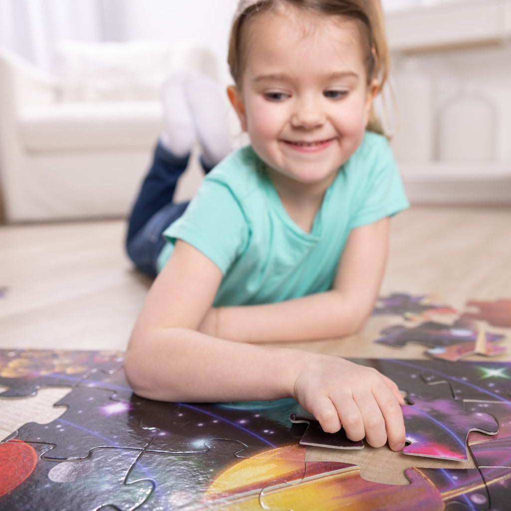 Educational Solar System Floor Puzzle - 48 Pieces
