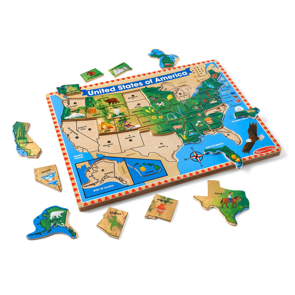 Educational U.S.A. Sound Puzzle - 40 Pieces