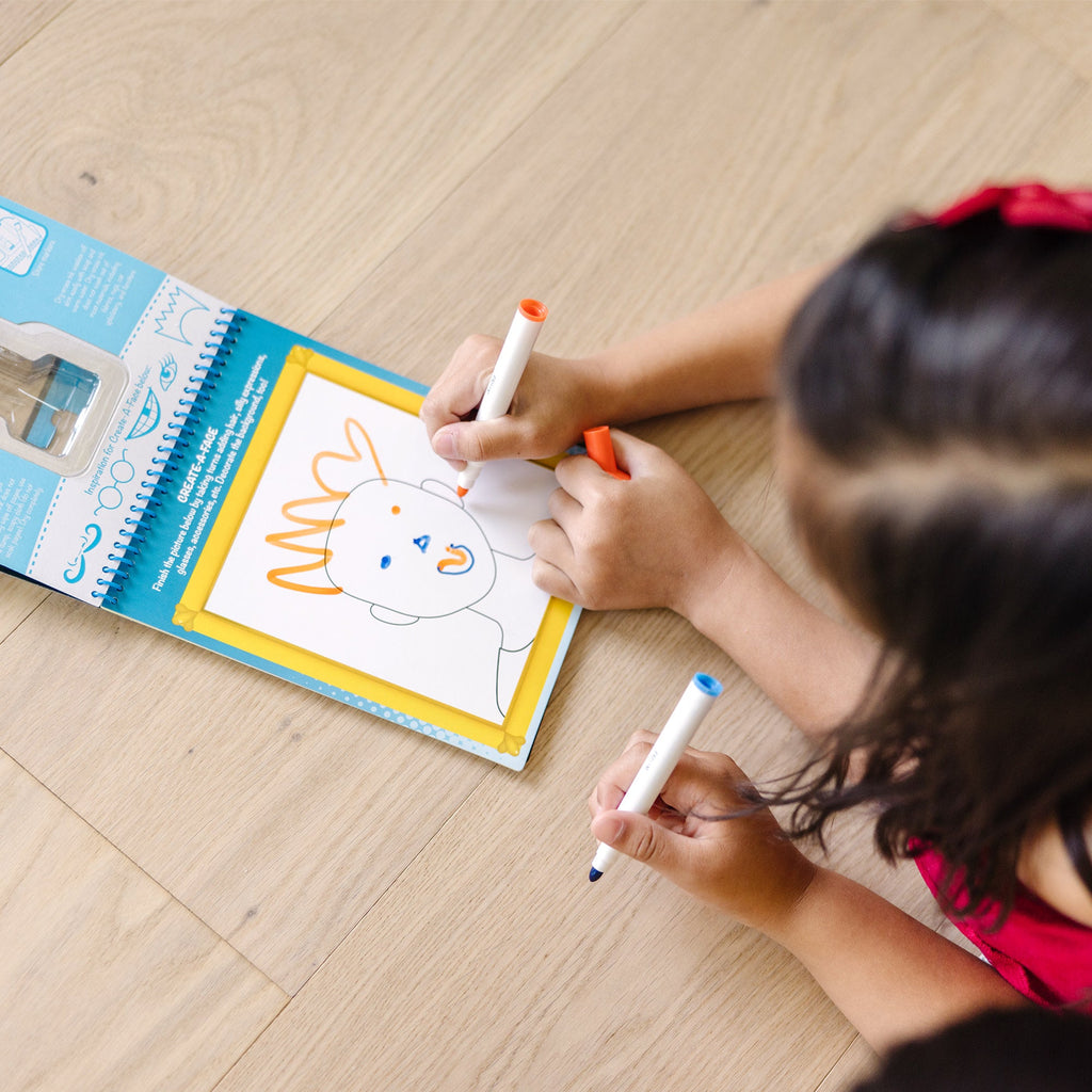 Educational Game On Wipe-Off Activity Pad - On the Go Travel Activity