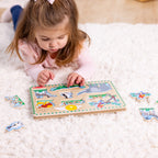 Educational Zoo Animals Sound Puzzle - 8 Pieces