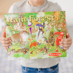 Educational Rainforest Floor Puzzle - 48 Pieces