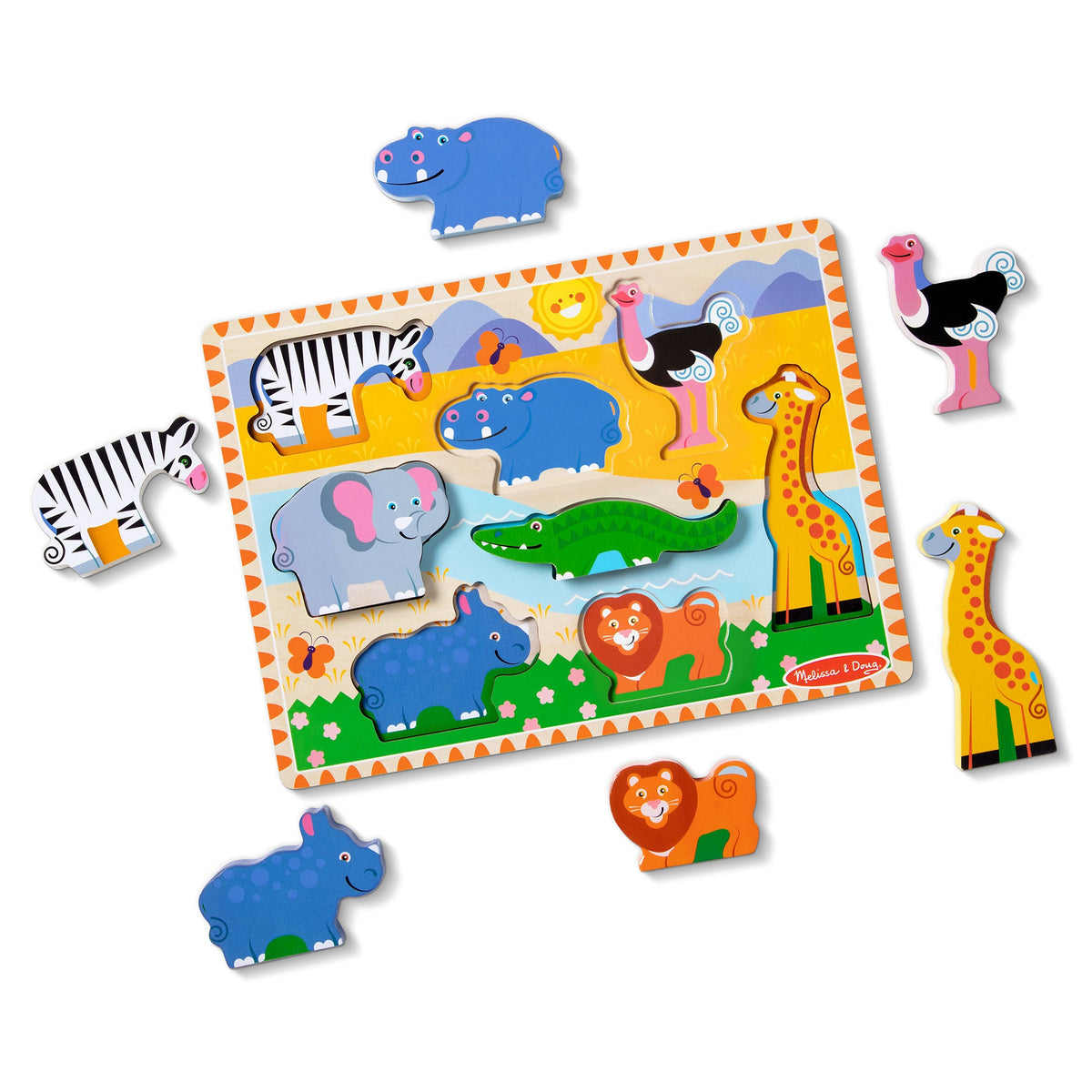 Educational Safari Chunky Puzzle - 8 Pieces