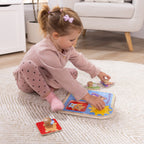 Educational Ms. Rachel Wooden Peek-a-Boo Jumbo Peg Puzzle 4 Pieces
