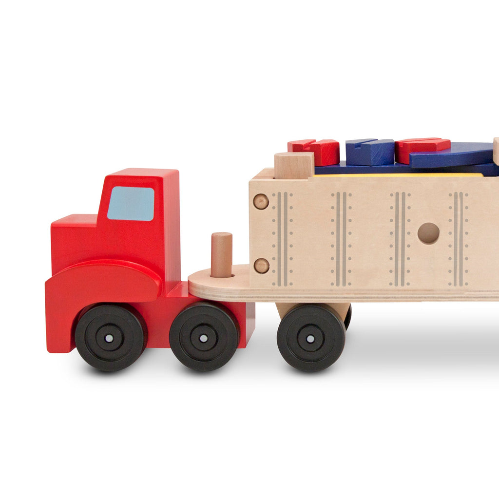 Educational Wooden Big Rig Building Set