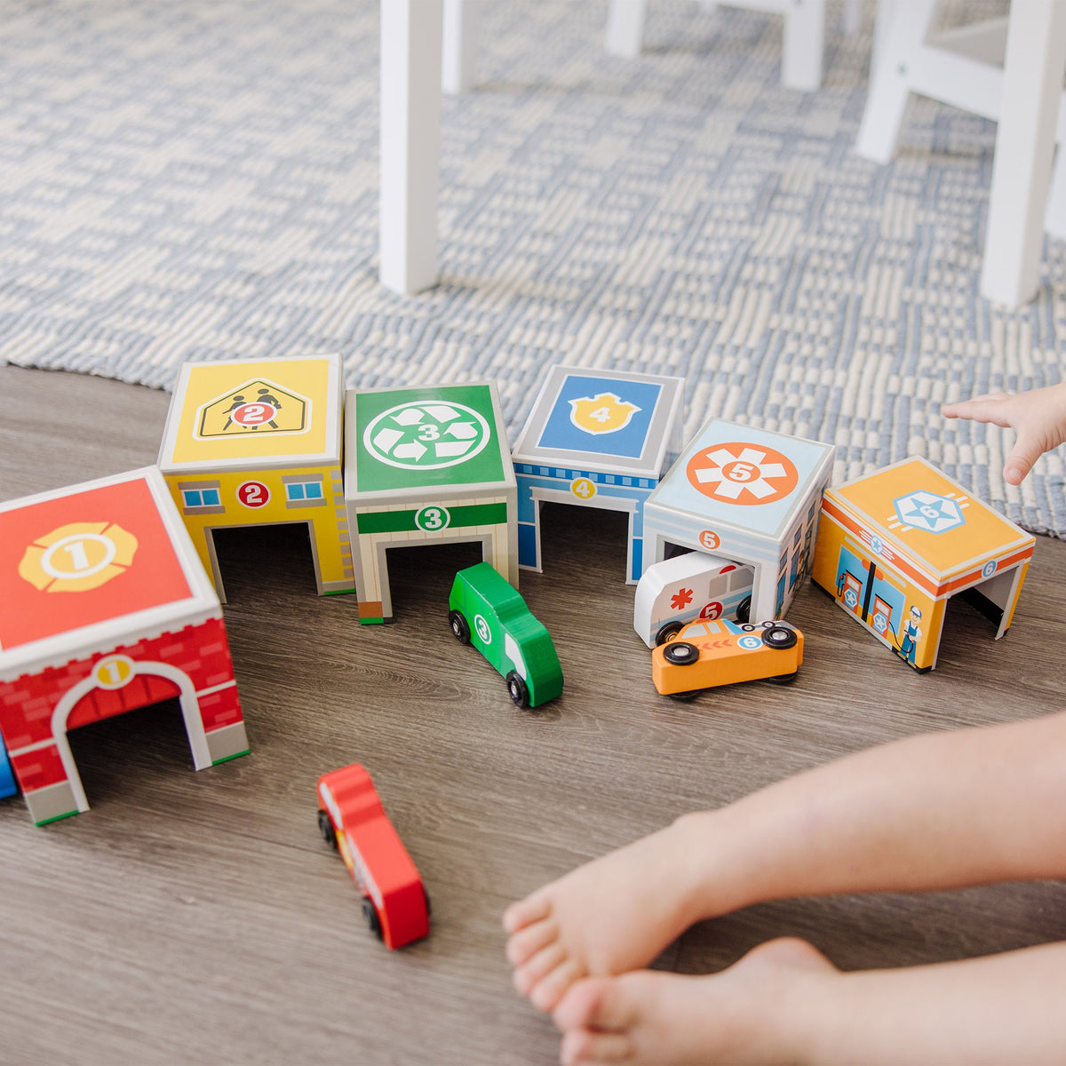 Educational Nesting & Sorting Buildings & Vehicles