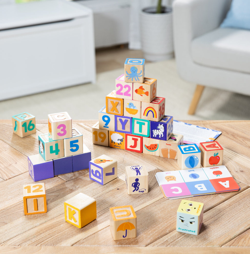 Educational Ms. Rachel Wooden Learning Blocks