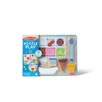 Educational Wooden Magnetic Ice Cream Puzzle & Play Set - 16 Pieces