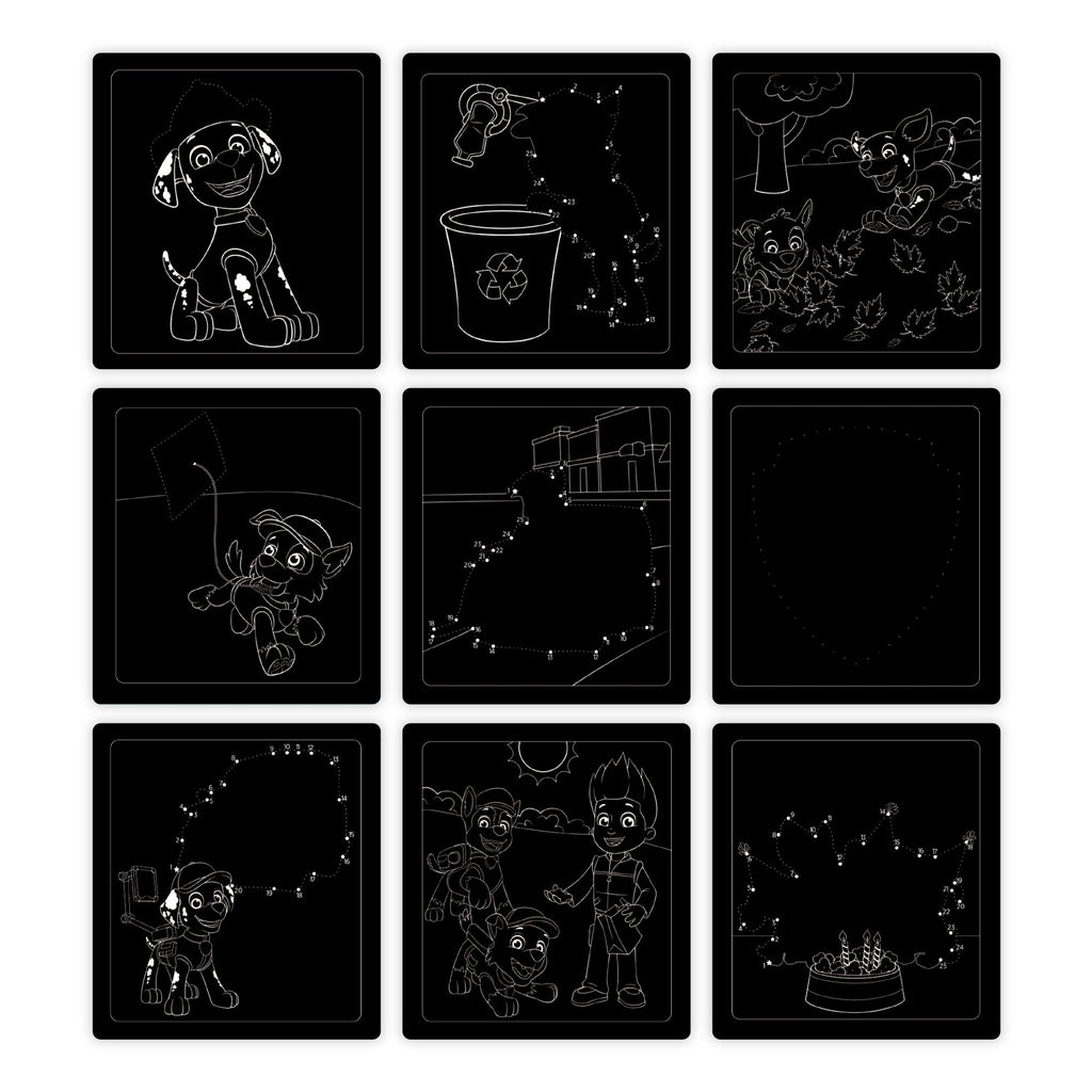 Educational PAW Patrol Scratch Art Pad - Marshall