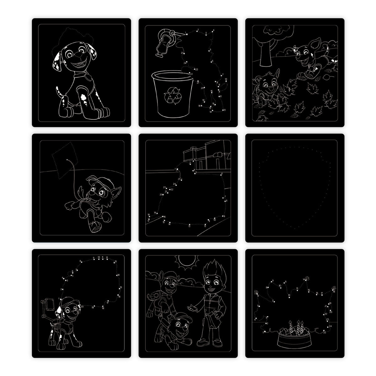 Educational PAW Patrol Scratch Art Pad - Marshall