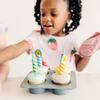Educational Bake & Decorate Wooden Cupcake Play Set